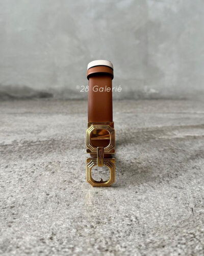 Salvatore Ferragamo Reversible and Adjustable Gancini Buckle Leather Belt