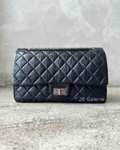 Chanel Black Reissue 227 in Calfskin Leather and Ruthenium Hardware