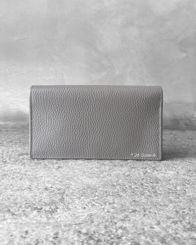 Gucci Gray Interlocking GG Logo and Silver Hardware