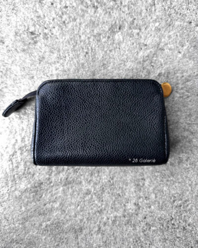 Chanel Black Mini Cosmetic Pouch in Caviar Leather and Gold Hardware