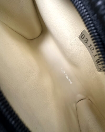 Chanel Black Mini Cosmetic Pouch in Caviar Leather and Gold Hardware