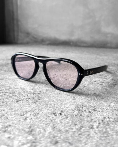 Gentle Monster Black Oaa 01(V) Pilot-frame Glasses