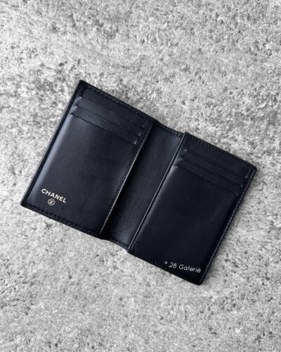 Chanel Black Card Holder in Lambskin Leather