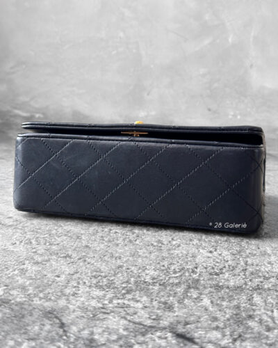 Chanel Black Mini Full Flap in Lambskin Leather and Gold Hardware