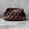 Chanel Brown Chocolate Baller in Lambskin Leather and Gold Hardware