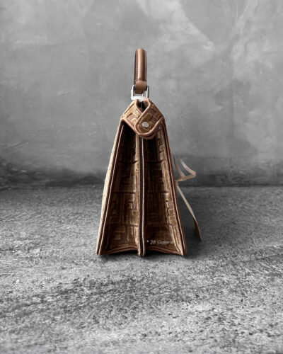 Fendi Small Brown Suede Peekabo