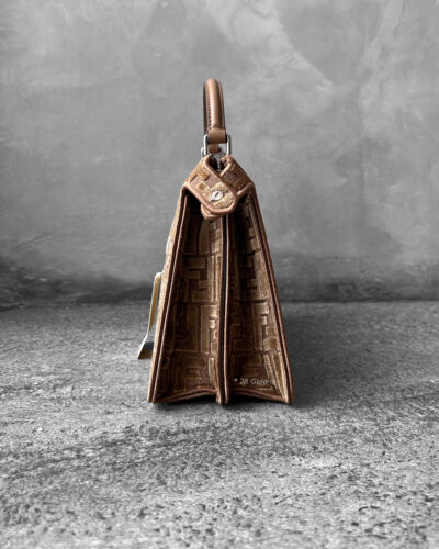 Fendi Small Brown Suede Peekabo