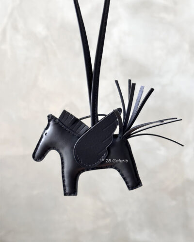 Hermes Grey Pegase Rodeo in Lambskin Leather