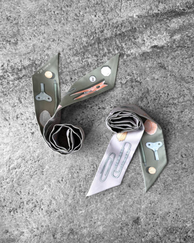 Hermes Vert Amande "In the Pocket" Silk Twilly