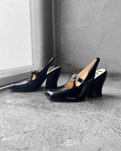 Loewe Black Onda Slingback Pumps