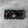 Louis Vuitton Black Murakami Key Holder in Monogram Canvas and Gold Hardware