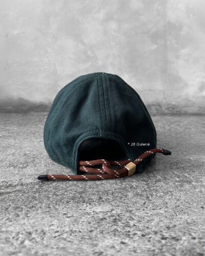 Miu Miu Tobacco/Emerald Denim Baseball Cap