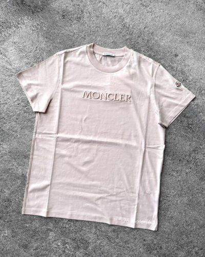 Moncler Pink Embroidered Shirt