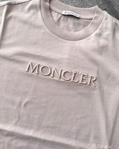 Moncler Pink Embroidered Shirt