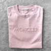 Moncler Pink Embroidered Shirt