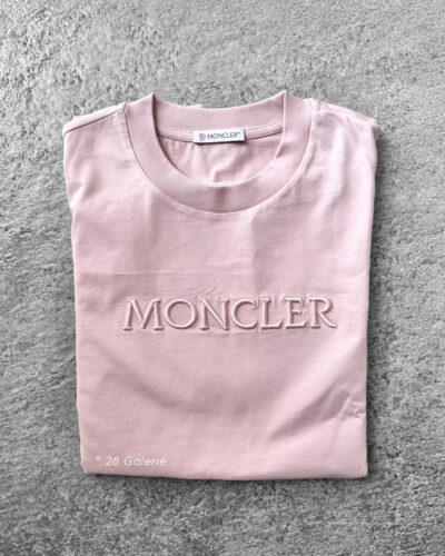 Moncler Pink Embroidered Shirt