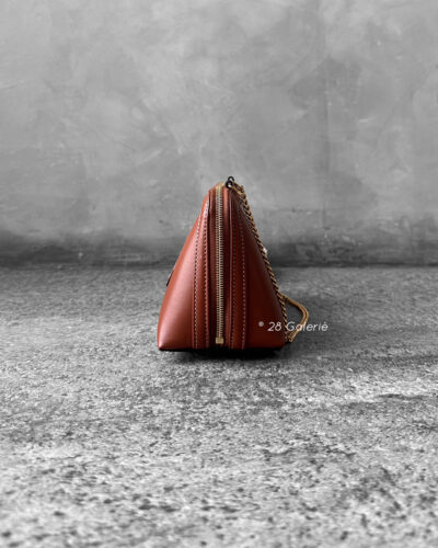 Celine Clutch on Chain Cuir Triomphe in Smooth Calfskin - Tan