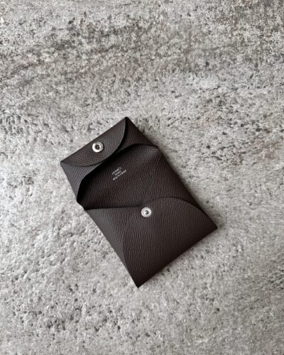 Authentic Hermes Ecorce Bastia Change Purse in Epsom Leather