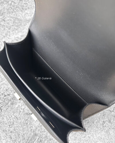 Hermes Noir Constance 18 in Epsom Leather and Palladium Hardware