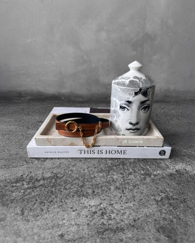 Hermes Noir/Gold Reversible in Epsom/Swift Leather Belt & Gold Carrousel Belt Buckle