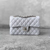 Chanel Small 21A Dove Gray in Caviar Leather and Gold Hardware