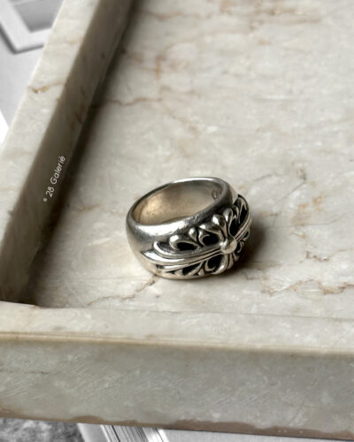 Chrome Hearts Keeper Ring and Cross Bang Rings