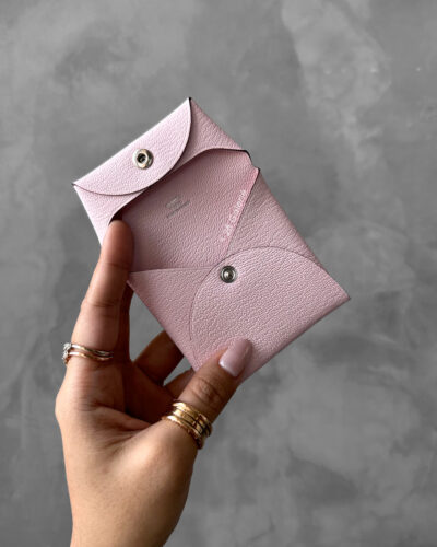 Hermes Pink Bastia in Togo Leather and Palladium Hardware