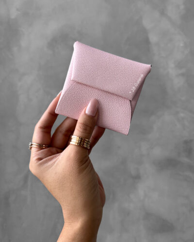 Hermes Pink Bastia in Togo Leather and Palladium Hardware