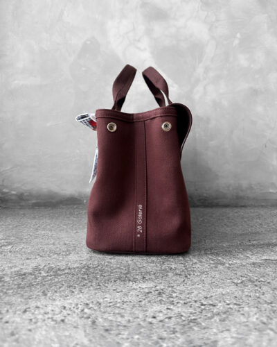 Hermes Rouge Valparaiso in Officier Canvas/Vache Leather and Palladium Hardware