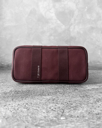 Hermes Rouge Valparaiso in Officier Canvas/Vache Leather and Palladium Hardware