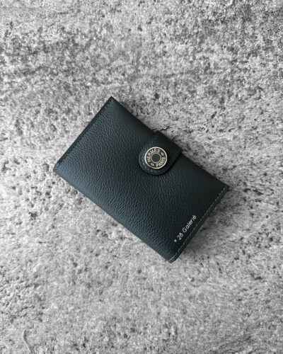 Hermes Vert Fonce R.M.S Cardholder in Calfskin Leather And Palladium Hardware