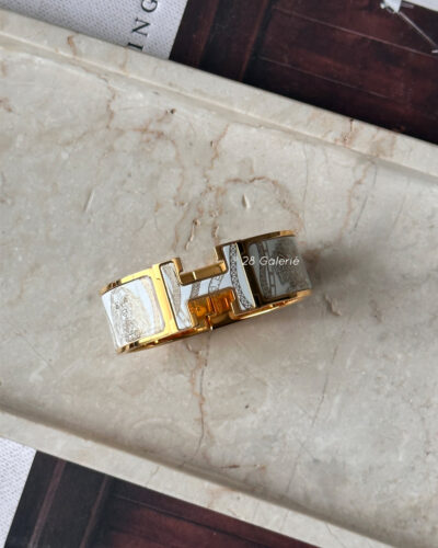 Hermes Clic Clac H Jour de Casting Bracelet Yellow gold Plated