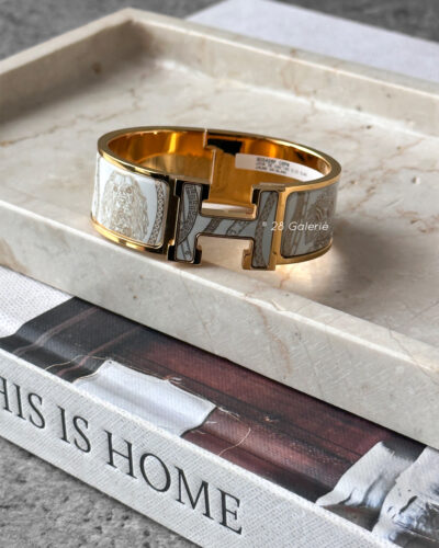 Hermes Clic Clac H Jour de Casting Bracelet Yellow gold Plated
