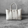 Hermes Garden Party Beton Negonda leather and Palladium Hardware