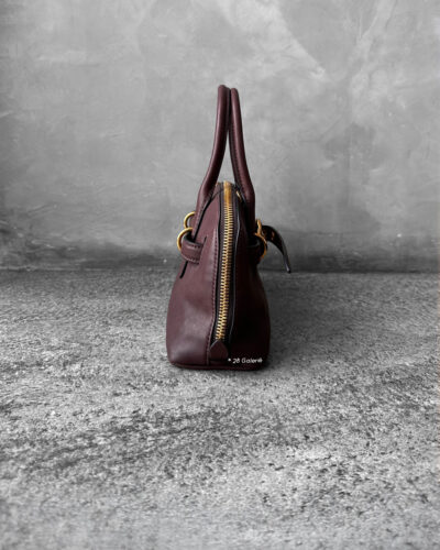 Miumiu Briarwood Aventure Leather Tote Bag