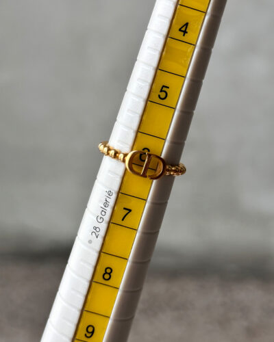 Christian Dior Gold Medium Ring
