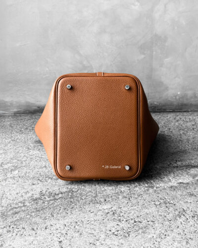 Hermes Gold Picotin Lock 22 Clemence Leather and Palladium Hardware